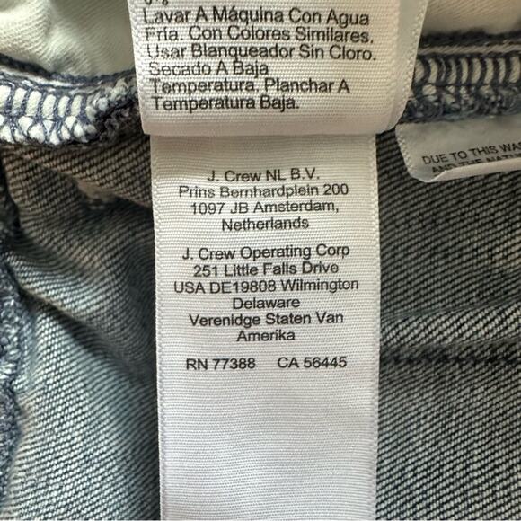 NWT J. Crew Denim High Waist Paperbag Jeans Women size 27P Medium Wash wide leg - Picture 11 of 14